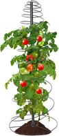 72in Tall Spiral Frame Trellis for Climbing Plants Outdoor, Heavy Duty Metal Garden Plant Tower, Rustproof Support for Pole Bean Cucumber Sweet Peas Clematis Vines, Anti-Tip Pot Indoor Decor, 1 Pack