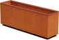Plantercraft Large Rectangular Planters for Outdoor Plants | 48x12x18 Corten Steel Planter - Extra Large Outdoor Planter Box for Patios, Garden Borders & Modern Landscapes
