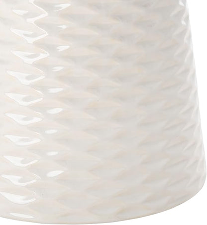 Safavieh Castle Gardens Collection Daphne White Glazed Ceramic Garden Stool