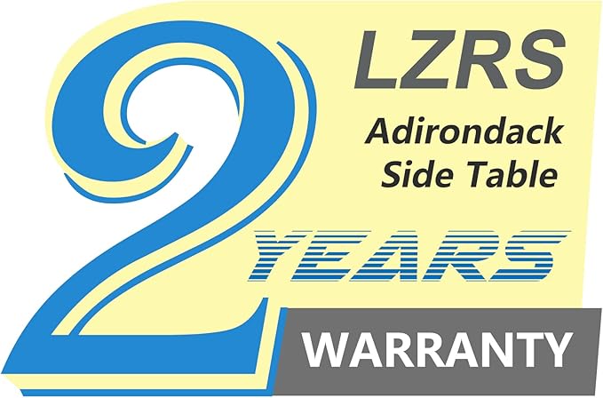 LZRS Adirondack Square Outdoor Side Table for Patio, Pool Composite Patio Table,HDPE End Tables for Backyard,Pool, Indoor Companion, Easy Maintenance & Weather Resistant(Teak)