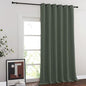 NICETOWN Blackout Curtains & Drapes - Privacy Thermal Efficiency Backdrop Curtains for Bedroom Room Divider Living Room Patio Sliding Glass Door, Wide 80 x Long 144 inch, Dark Mallard, 1 Panel