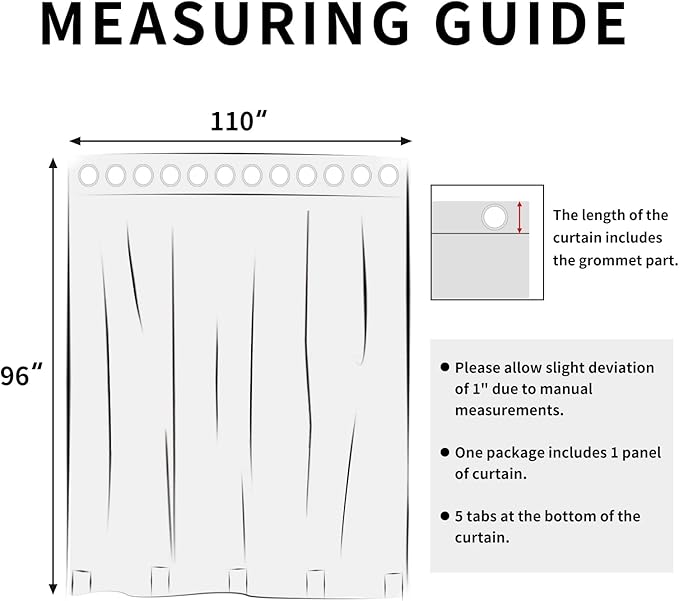 Easy-Going Linen Look Outdoor Curtains Waterproof Windproof Porch Curtains, Soft Thicken Outdoor Privacy Curtains for Patio, Gazebo, Grommet Top and Tab Bottom Drape, 1 Panel, 110x96 inch, Green