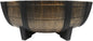The HC Companies Whiskey Barrel Planter Bowl - Faux Wooden Finish Flower Planter Pot - Decorative Garden Pots - Indoor & Outdoor Resin Planters - Weather-Resistant Planting Pots (16" Golden Oak)
