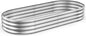 Raised Garden Bed 6.5ft Galvanized Planter Box Outdoor, Rot-Resistant Oval Large Metal Garden Bed Planter for Vegetables Flower Herb