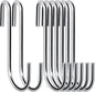 30 Pack Heavy Duty S Hooks Pan Pot Holder Rack Hooks Hanging Hangers S Shaped Hooks for Kitchenware Pots Utensils Clothes Bags Towels Plants -4 Inch