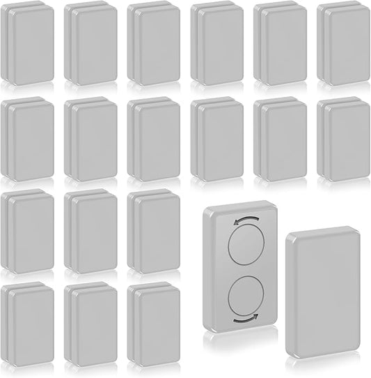 36pcs Outdoor Curtain Weights, Plastic Wrapped Magnetic Drapery Weights, Waterproof Heavy Duty Curtain Magnets for Heavy Wind, Outside Curtain, Shower Curtain, Tablecloth, Flag (Grey)