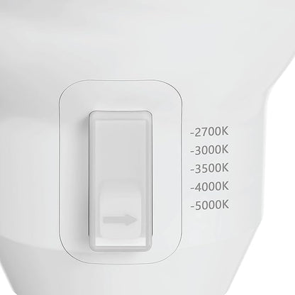 Feit Electric BR30 LED Flood Light Bulb, 65W Equivalent, Dimmable, 5CCT, Adjustable White, 650 Lumens, Indoor/Outdoor Residential & Commercial Use, 17,000-Hour Lifespan, BR3065DM5CCTCA15K/6, 6-Pack
