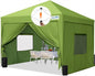 Quictent Privacy 8x8 Pop up Canopy Tent with Sidewalls and Roll-up Ventilated Windows, One Person Easy Setup, Outdoor Commercial Gazebo Shelter Enclosed Waterproof, Bonus 4 Sandbags