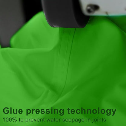 LOVE STORY Right Triangle 7'x7'x9.9' Waterproof Sun Shade Sail Canopy UV Block for Outdoor Patio Backyard Carport,Fruit Green(We Make Custom Size)