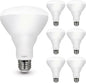 Feit Electric BR30 LED Light Bulbs, 100W Equivalent, Dimmable, E26 Standard Base, 80 CRI, 1400 Lumens, 3500K Neutral White, 120V, 10 Years Lifetime, Damp Rated, 6 Pack, 100BR30DM83510KLED/6