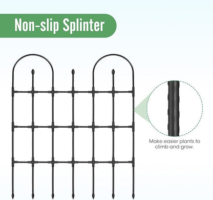 Trellis for Climbing Plants Outdoor,47.2" H Garden Trellis,Rustproof Garden Arch Trellis Cucumber Tomato Support Structure for Raised Bed