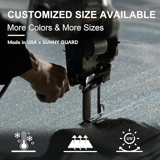 SUNNY GUARD Custom Size 8'x14' Peach Fuzz Sun Shade Sail Rectangle UV Block Shade for Backyard Yard Patio Deck Garden(Customized)