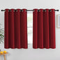 NICETOWN Burgundy Blackout Curtain Grommet - Thermal Insulated Solid Grommet Blackout Curtain/Panel/Drape for Living Room (1-Pack, 52 by 45-inch, Burgundy Red)
