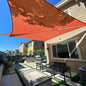 SUNLAX Sun Shade Sail 8' x 10' x 12.8' Terra Red Rectangle Canopy Sail Shade Cover UV Block Permeable Sunshade Outdoor for Patio Backyard Deck Pergola (We Make Custom Size)