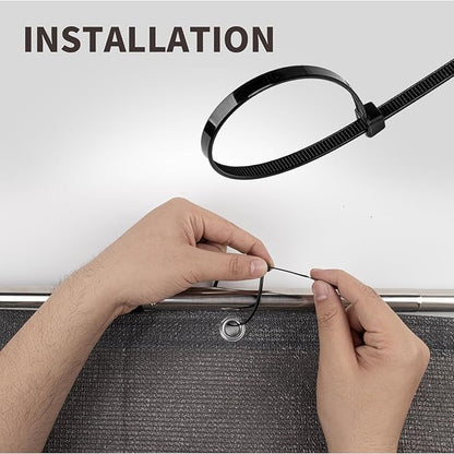 LOVE STORY Custom Size 3'x18' Dark Grey Balcony Privacy Screen,UV Block Privacy Fence Screen,90% Shield for Outdoor Pool Garden Apartment Railing