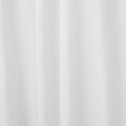 Exclusive Home Cabana Solid Indoor/Outdoor Light Filtering Hook-and-Loop Tab Top Curtain Panel Pair, 54"x84", Vanilla