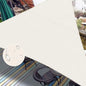 LOVE STORY Right Triangle 10'x10'x14.1' Waterproof Sun Shade Sail Canopy UV Block for Outdoor Patio Backyard Carport,Cream(We Make Custom Size)