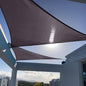 SUNNY GUARD Custom Size 17'x17'x17' Dark Grey Sun Shade Sail Triangle UV Block Shade for Backyard Yard Patio Deck Garden(Customized)