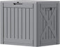Patiowell 43 Gallon Resin Deck Box, Outdoor Storage Box for Patio Furniture, Deliveries, Pool Supplies,Waterproof and Lockable (Grey)