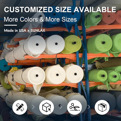 SUNLAX Sun Shade Sail 10' x 12' x 15.6' Terra Red Rectangle Canopy Sail Shade Cover UV Block Permeable Sunshade Outdoor for Patio Backyard Deck Pergola (We Make Custom Size)