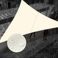 SUNNY GUARD Waterproof Sun Shade Sail 9'x18'x20.1' Cream Right Triangle UV Block Sunshade for Backyard Yard Deck Patio Garden Outdoor Activities and Facility(Customized)