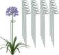 20 Pack 16 Inch Plant Support Stakes, Metal Single stemmed Flower Support Hoops，Garden Plant Stakes Plant Prop for Amaryllis Orchid Lily Rose Peony Tomatoes Gladiolus