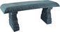 Arcadia Garden Products Outdoor Fiberclay Garden Bench for Patio, Porch, Park, Lightweight and Durable Outside Furniture Decor, Brushed Teal
