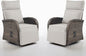 Belord Dual-Adjust Outdoor Swivel Recliner Chair – Reclining Patio Chair with Adjustable Backrest and Footrest, All-Weather Wicker Chaise Lounge Chair Outdoor for Pool Deck Brown (Upgraded 2.0)