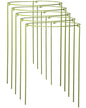 5-Pack Heavy Duty Plant Support Stakes, Metal Plant Ring Cages for Indoor Outdoor Plants, Adjustable Garden Stakes for Peonies, Monstera, Pothos, Hydrangea, Vines & Potted Plant (8" W x 14" H)