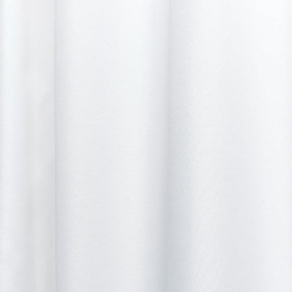 Exclusive Home Cabana Solid Indoor/Outdoor Light Filtering Hook-and-Loop Tab Top Curtain Panel Pair, 54"x132", White