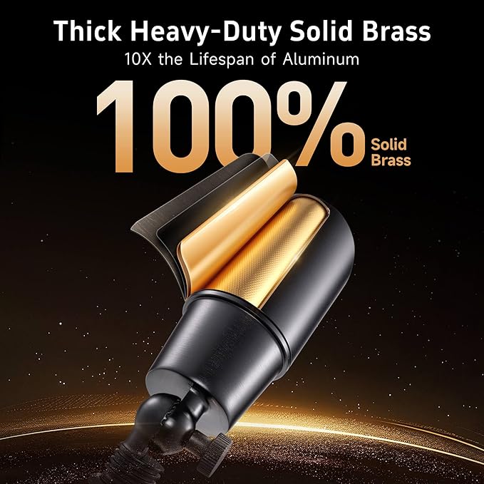 Gardenreet Brass Landscape Lighting - Black Outdoor Low Voltage Spotlights LED, 12V Wired Uplights, Waterproof Spot Lights for Outside Trees with 5W 5000K Daylight MR16 Bulb (4 Pack)