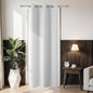 Joydeco Blackout Door Curtain for Doorway Privacy 78 Inches Long, Grommet Closet Curtain for Open Closet, Room Divider for Bedroom Living Room (Greyish White, 40Wx78L, 1 Panel)