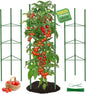 3 Pack Tomato Cages, 51.2in Tomato Plant Support Stakes Heavy-Duty, Garden Tomato Cages & Trellis for Climbing Vegetables, Tomatoes, Peppers, and Potted Plants(3)