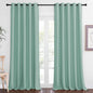 NICETOWN Patio Blackout Curtain Panels - Extra Wide Sliding Door Thermal Insulated Drape, Privacy Room Divider Curtain for Bedroom Office (Aqua Blue, 66 x 118 Inch Long)