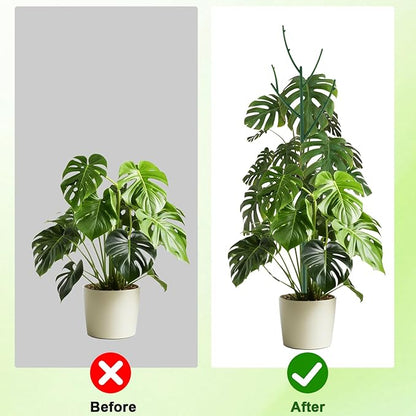 15 Pack Stackable Plant Support Stakes, Garden Trellis for Climbing Plants Indoor and Outdoor Use, Plant Accessories for Potted Plants Monstera, Plant Sticks for Climbing Plant Stems