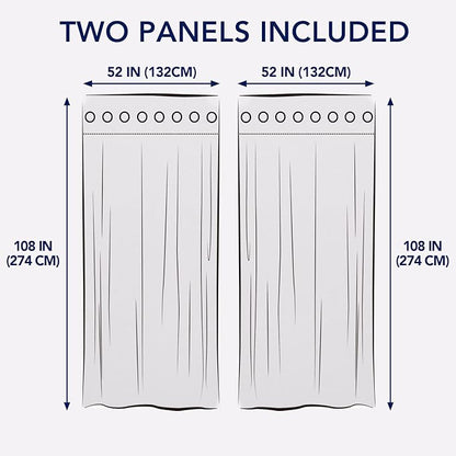PureFit Outdoor Curtains for Patio Waterproof Weatherproof, UV Resistant Outside Curtains for Gazebo, Front Porch, Pergola, Sun Blocking Privacy Curtain, 52W x 108L inch, Set of 2, Beige