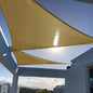 SUNNY GUARD Custom Size 11'x11'x11' Sand Sun Shade Sail Triangle UV Block Shade for Backyard Yard Patio Deck Garden(Customized)