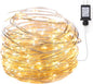 Minetom Fairy Lights Plug in, 33Ft 100 LEDs Waterproof Silver Wire Firefly Lights, Adaptor Included, Starry String Lights for Wedding Indoor Outdoor Christmas Patio Garden Decoration, Warm White