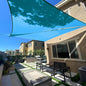 SUNLAX Sun Shade Sail 13' x 13' x 13' Turquoise Blue Triangle Canopy Sail Shade Cover UV Block Permeable Sunshade Outdoor for Patio Backyard (We Make Custom Size)