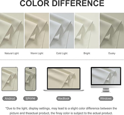 RYB HOME Extra Wide Outdoor Curtains for Patio Waterproof Heavy Duty Thermal Insulated in Summer Full Coverage Privacy for Gazebo, Cabana & Pergola, W100" x L108", Beige, 1 Panel