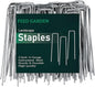 FEED GARDEN 6 Inch 25 Pack Galvanized Landscape Staples 11 Gauge Anti-Rust Garden Stakes SOD Pins Yard Stakes
