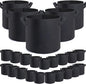 GROWTNT 3 Gallon Grow Bags 24 Pack,3 Gallon Fabric Pots,Garden Bags to Grow Vegetables,Planter Bags for Vegetables,Garden Pots with Two Handles.