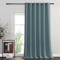 NICETOWN Greyish Blue Sliding Door Curtain for Bedroom, Blackout Patio Door Curtain Room Divider Privacy Thermal Grommet Window Treatment for Living Room, 1 Panel, W80 x L90