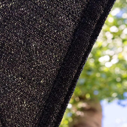 Amgo Custom Size 8' x 9' x 12' Black Right Triangle Sun Shade Sail Order to Make Canopy Awning UPF50+ AGSLT, 95% UV Blockage, Water & Air Permeable, 200GSM Commercial Standard (We Customize)