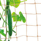 Jute Trellis Netting - Jute Netting for Garden, Heavy Duty Plant Support Netting for Climbing Plants, Cucumber, Vine, Fruits & Vegetables, Climbing Vining Plants (3.3 Ft X 6.6 Ft, 3.9 Inch Squares)