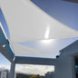 SUNNY GUARD Custom Size 17'x17'x17' Silver Grey Sun Shade Sail Triangle UV Block Shade for Backyard Yard Patio Deck Garden(Customized)