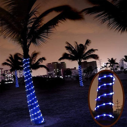100ft LED Rope Lights Outdoor, 720 LED Connectable and Flexible Tube Lights with 8 Modes, Waterproof LED Rope Lighting for Garden, Patio, Bedroom, Party, Pool, Indoor Outdoor Xmas Decoration (Blue)