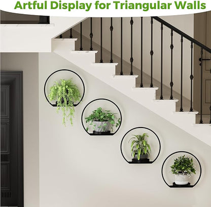 Wall Planters for Indoor Plants,Plant Frames Wall Decor Living Room Plant Stand Hanging Wall Plants Holder to Hold Large Pots Wall Plant Hanger Window Plant Shelves for Outdoor Entryway