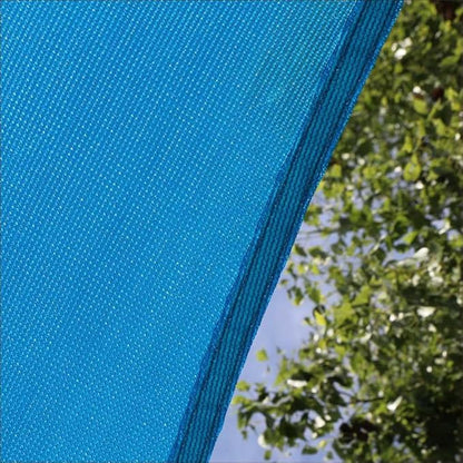 Amgo Custom Size 10' x 10' x 14.1' Blue Right Triangle Sun Shade Sail UPF50+ AGTAPRT12, Order to Make Canopy Awning, 95% UV Blockage, Water & Air Permeable, Commercial Standard (We Customize)