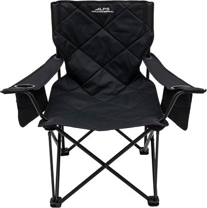 ALPS Mountaineering King Kong Camping Chairs for Adults with Mesh Cup Holders and Pockets, Built Durable and Reliable with Compact Foldable Steel Frame